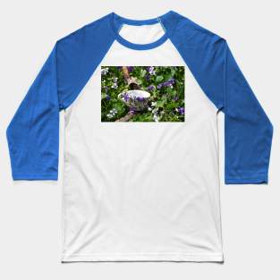 Violet Tea in Wonderland Baseball T-Shirt